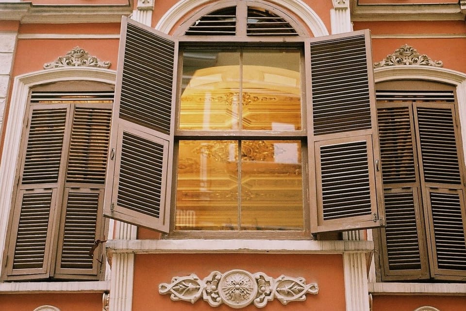 View or the apartment from the street