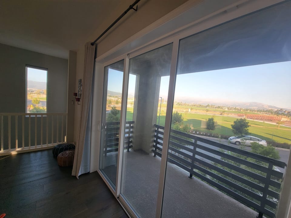 Balcony view from living room