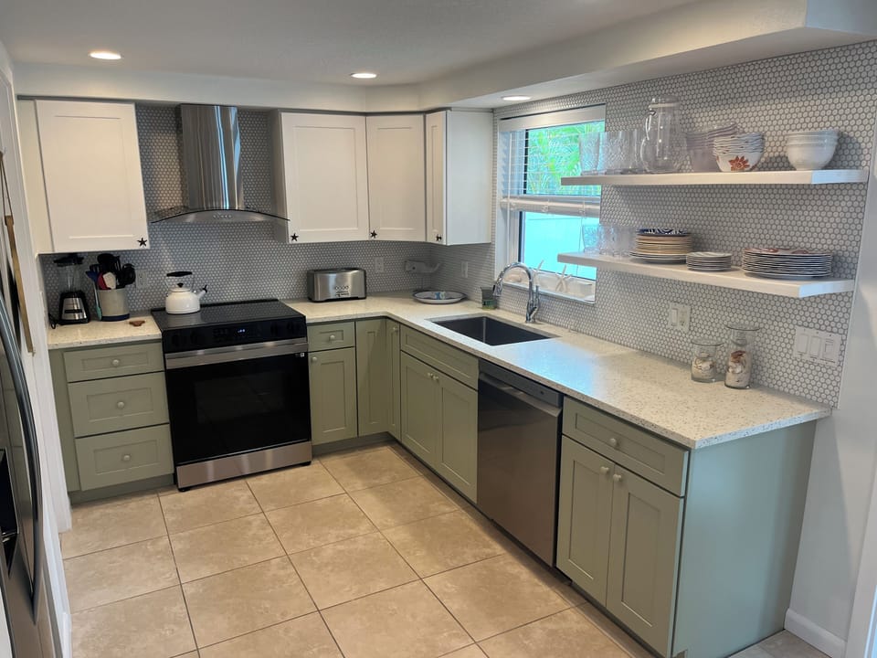Remodeled kitchen