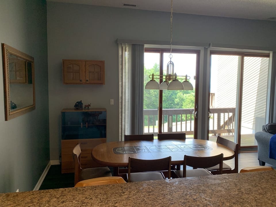 view from the kitchen