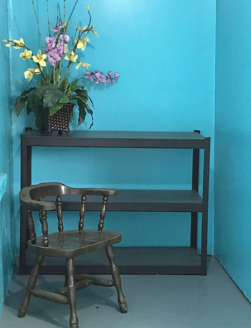 There is a shelf in the Arctic Entry to store luggage before or after check in. 