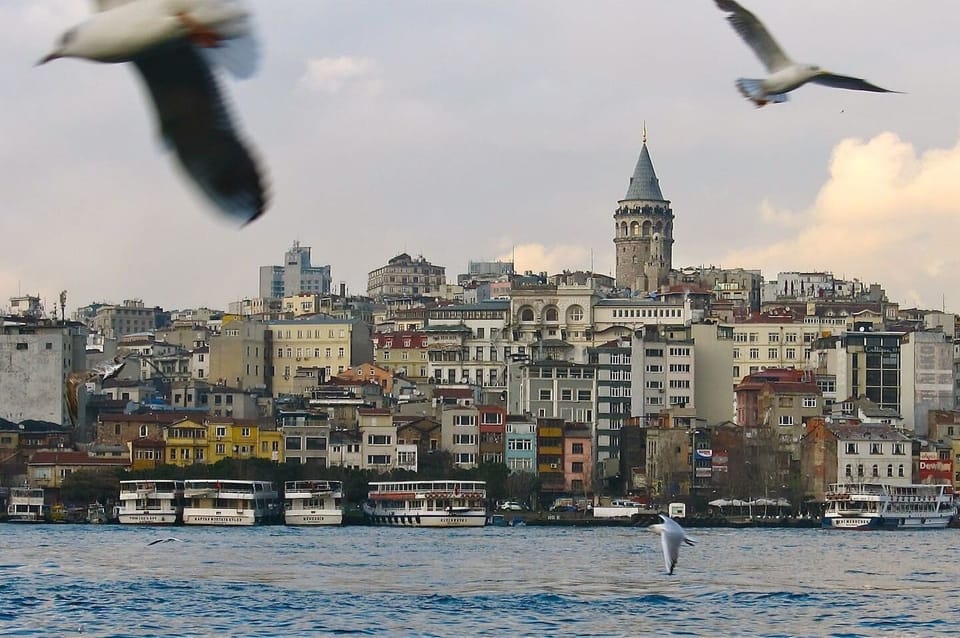 Galata district from across the Golden Horn