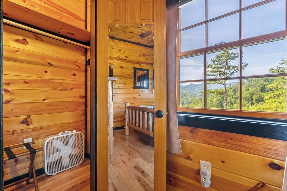 All bedrooms closets have luggage racks, fan and full length mirror. 