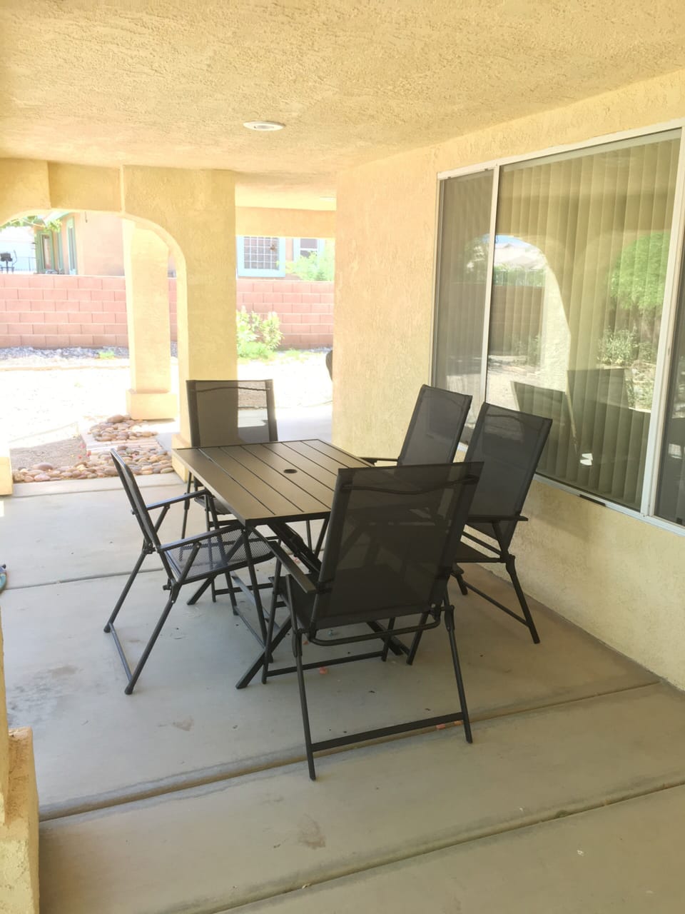 Patio Seating Area.