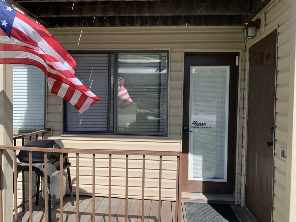Back door access in the late Spring early Fall.