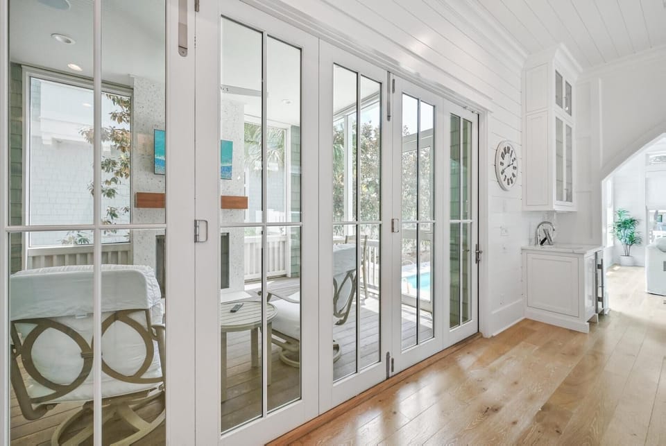 Door to Screened Porch and Grilling Area