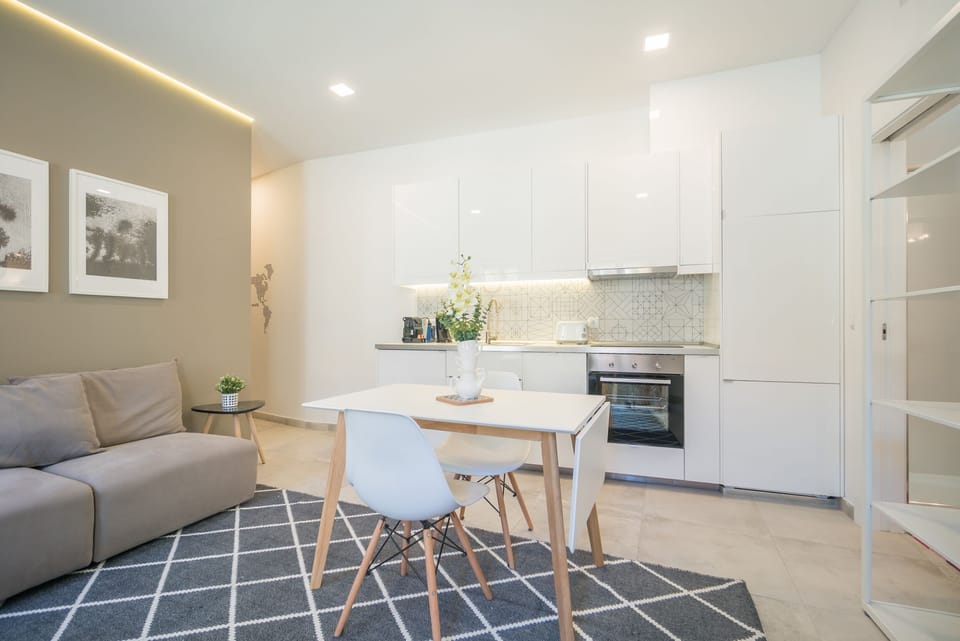 Living room with Kitchenette