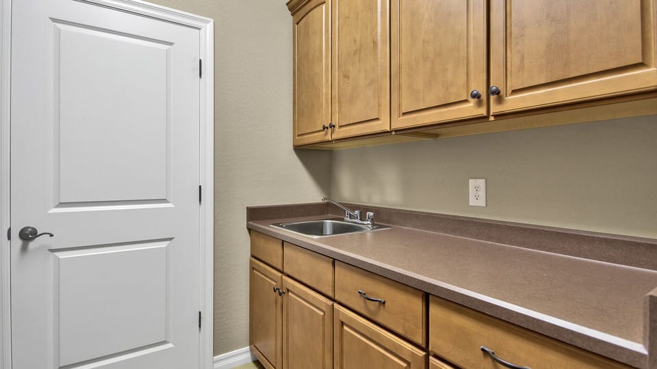 Utility sink located in the laundry room!