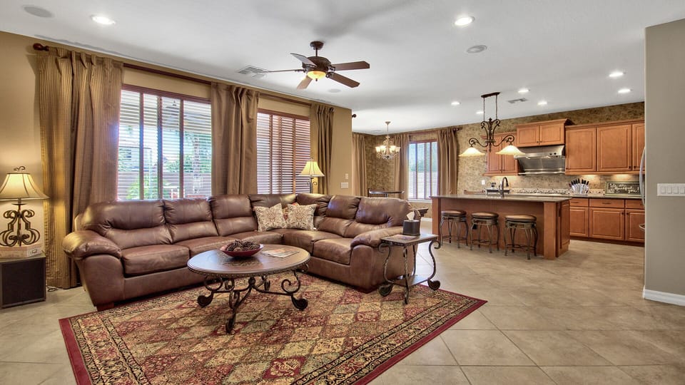 Living room seating. 