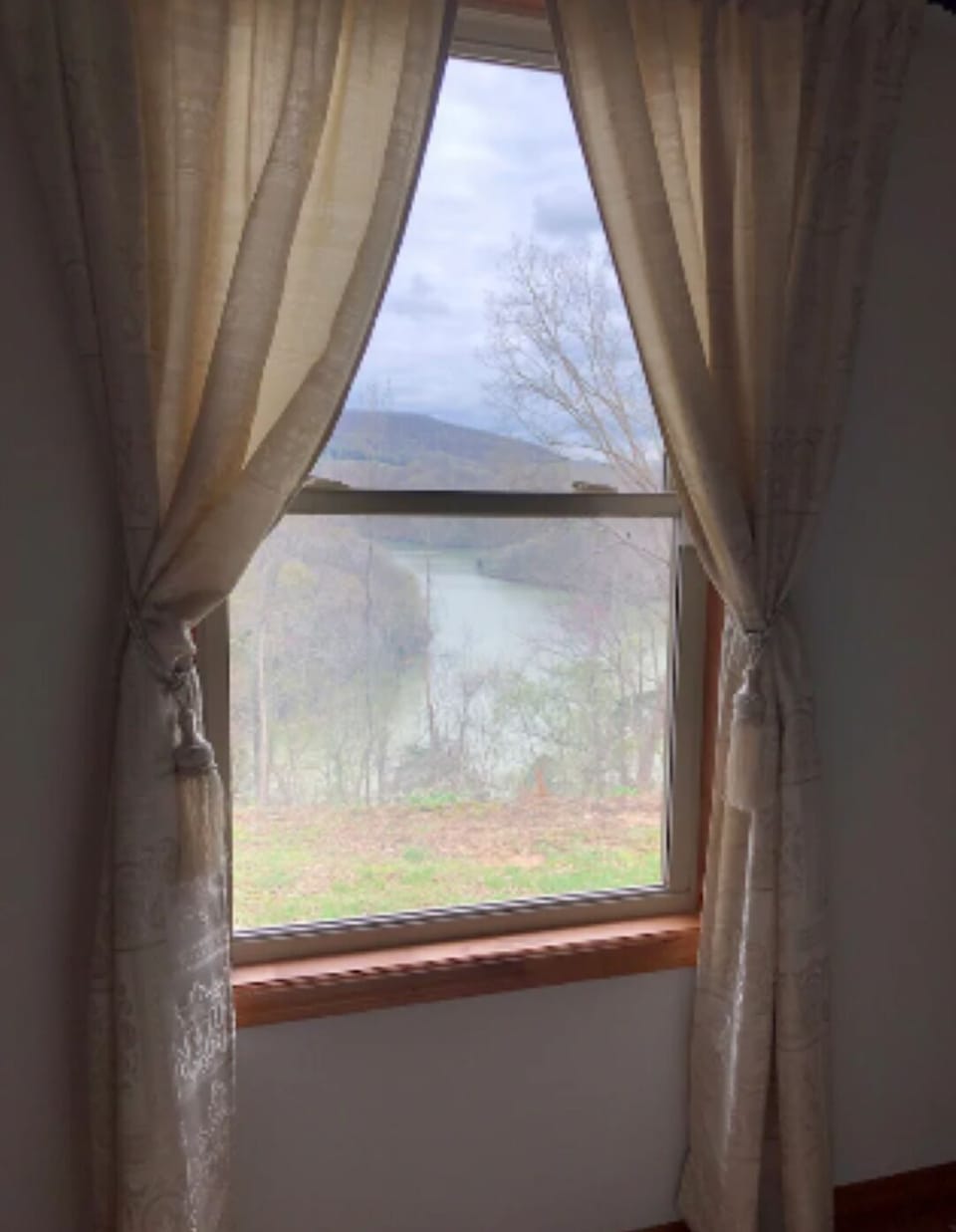 View outside bedroom window