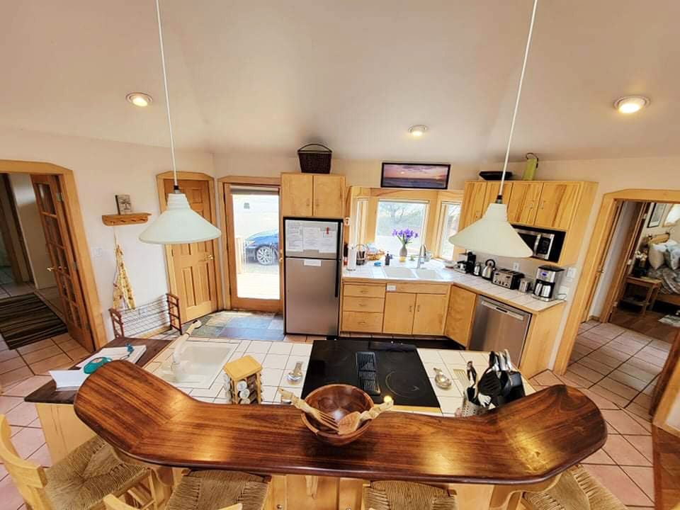 Top view of the kitchen 