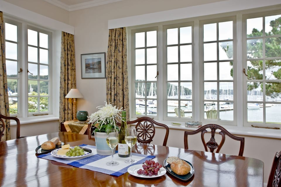 River view from dining area - Cregoes