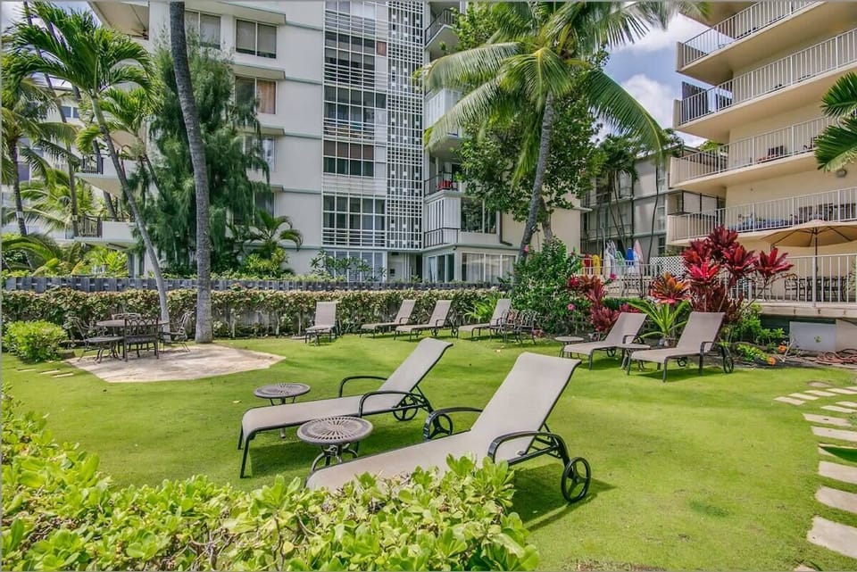 Open yard space perfect for relaxation