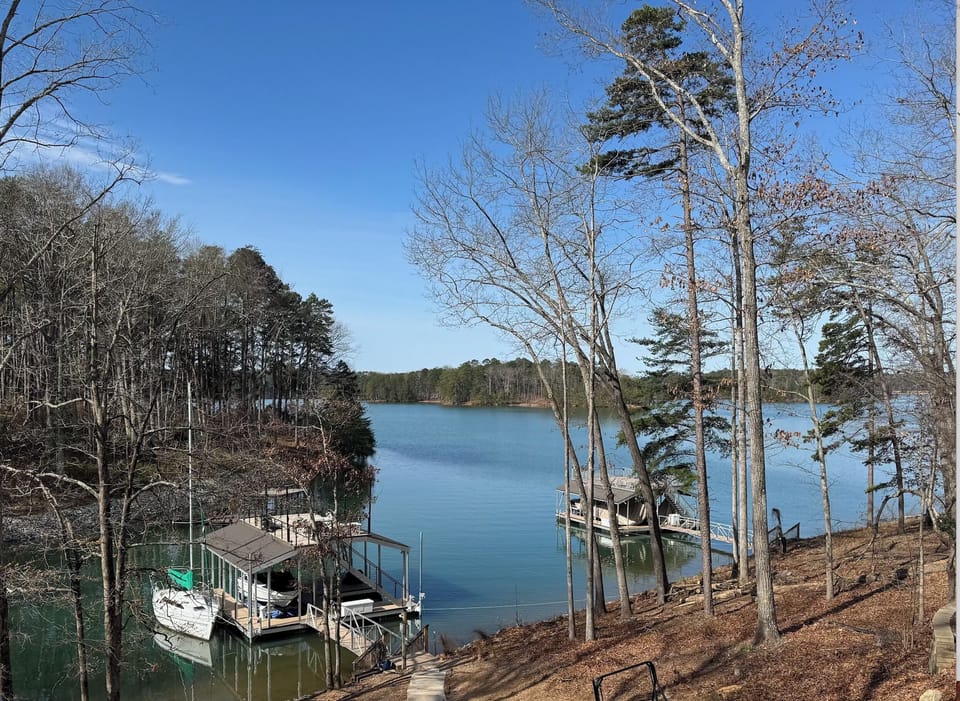 Lake view from the back deck 