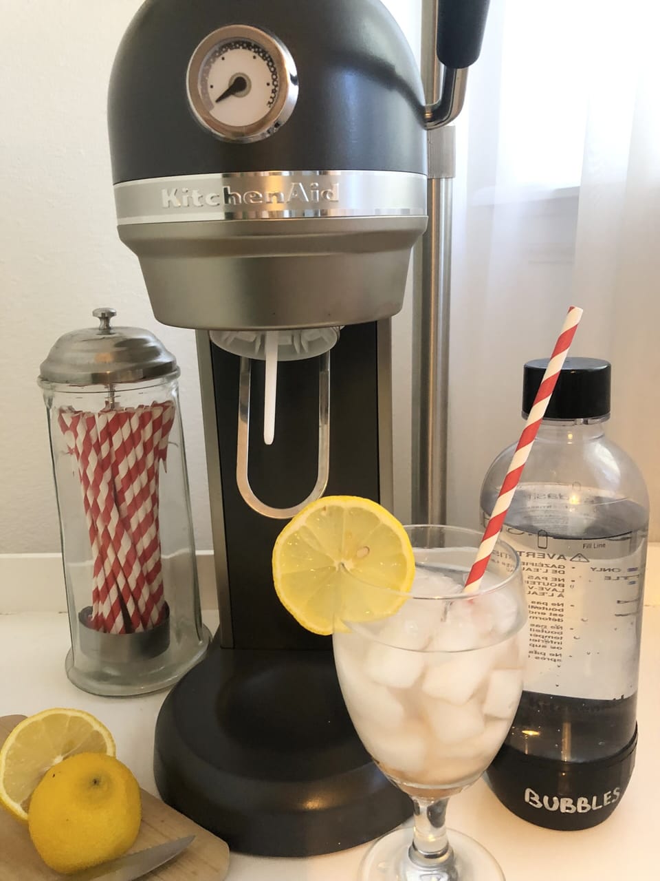 Make some bubbly for your favorite cocktail. Let me know if you want ice.