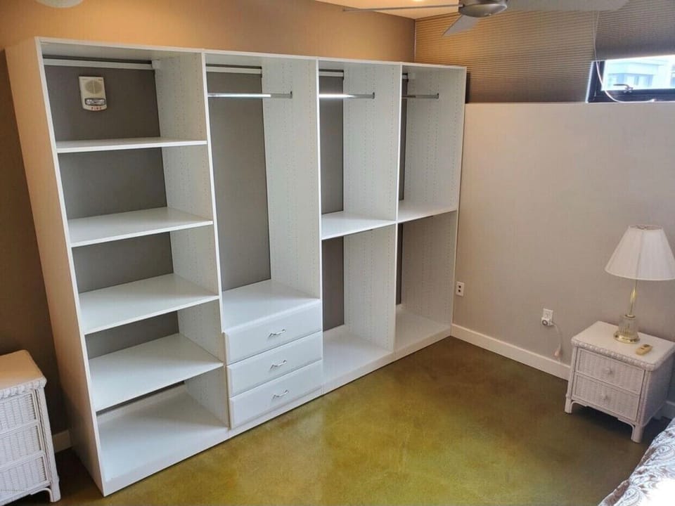 Upstairs BR storage cabinet