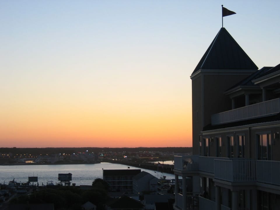 Sunset views from Bedrooms 2 & 3