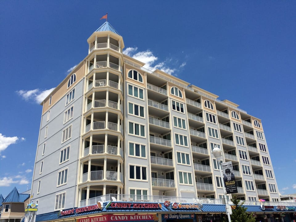 Building view from the Boardwalk