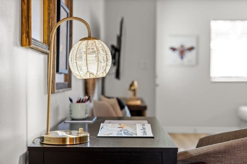 Working from home? Not a problem. We have just the spot- complete with high speed internet. 