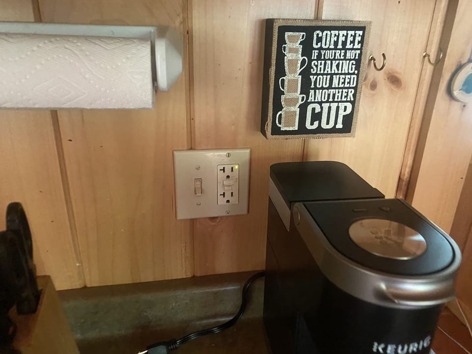 We provide a variety of coffee for our guests to enjoy or bring your own K-cups!