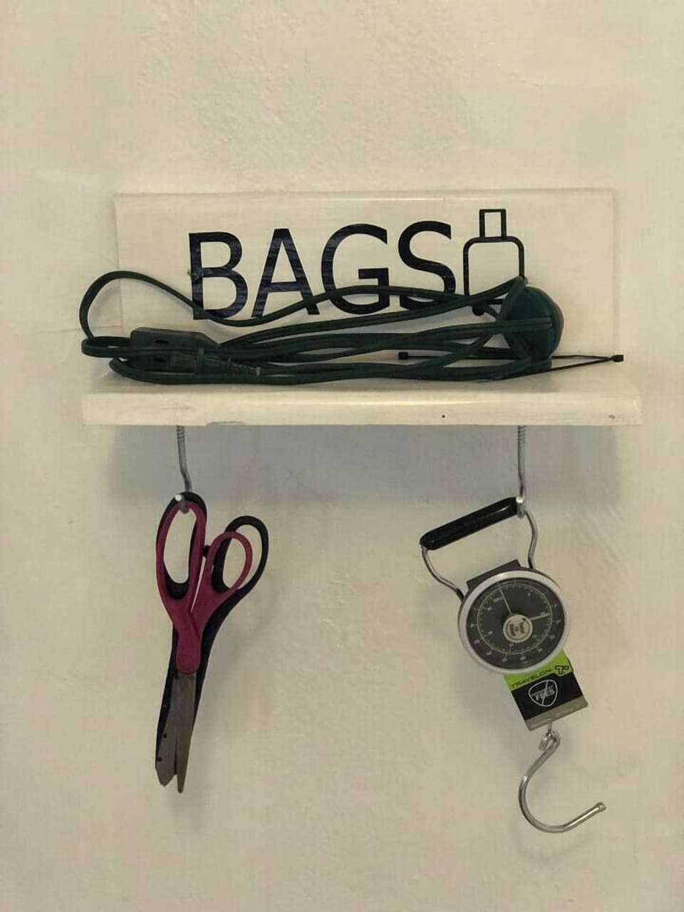 Need to weight you luggage to go back home?
This scale is in the living room in the main house for your convenience.  
