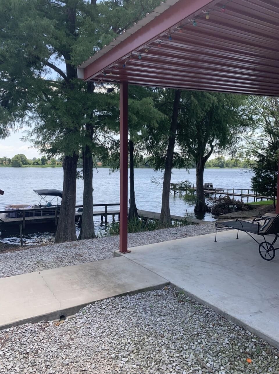 View from patio