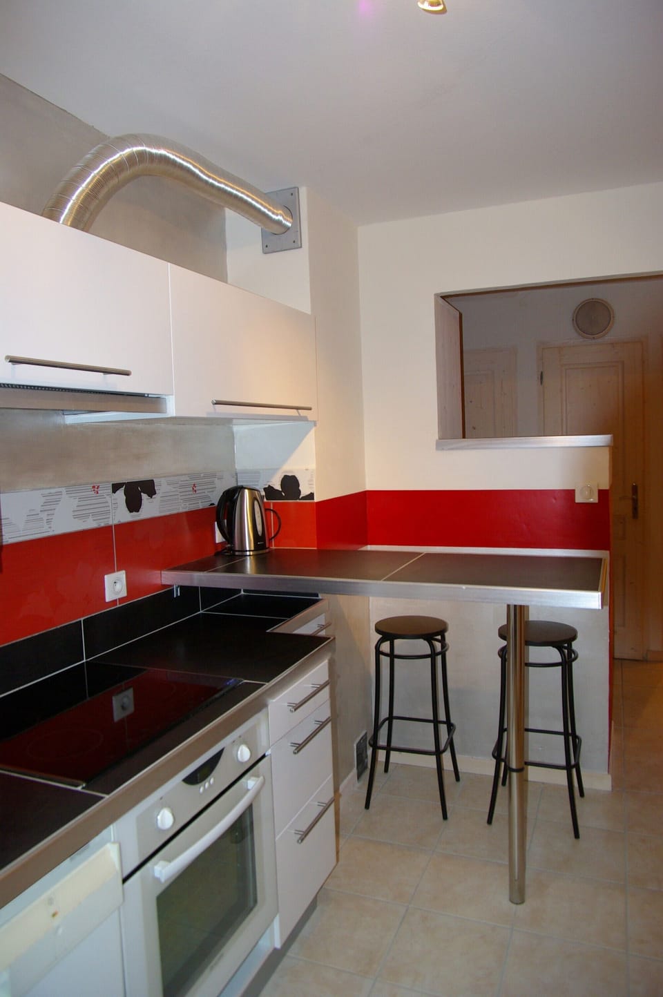 Kitchen and small dining area