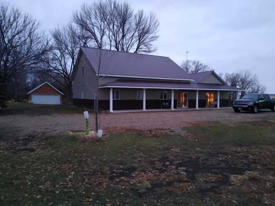 Evening view of the Lodge.