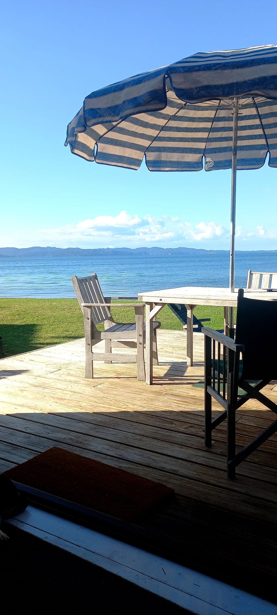 View from the front deck