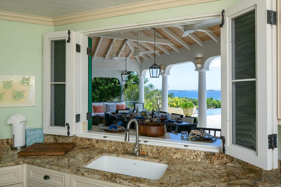 Kitchen View to Patio