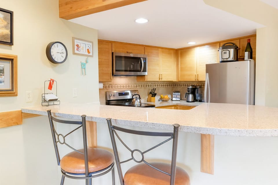 Well equipped kitchen