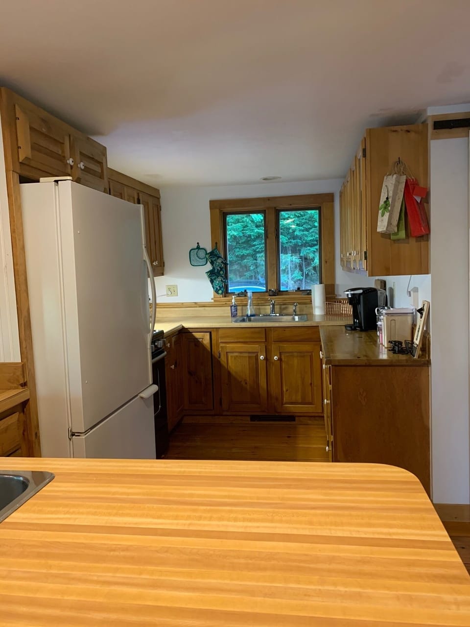 kitchen view from  house entrance