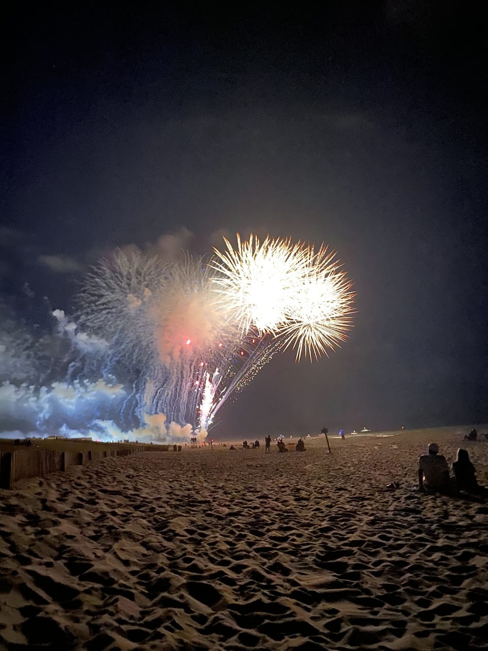 Fireworks On The Beach