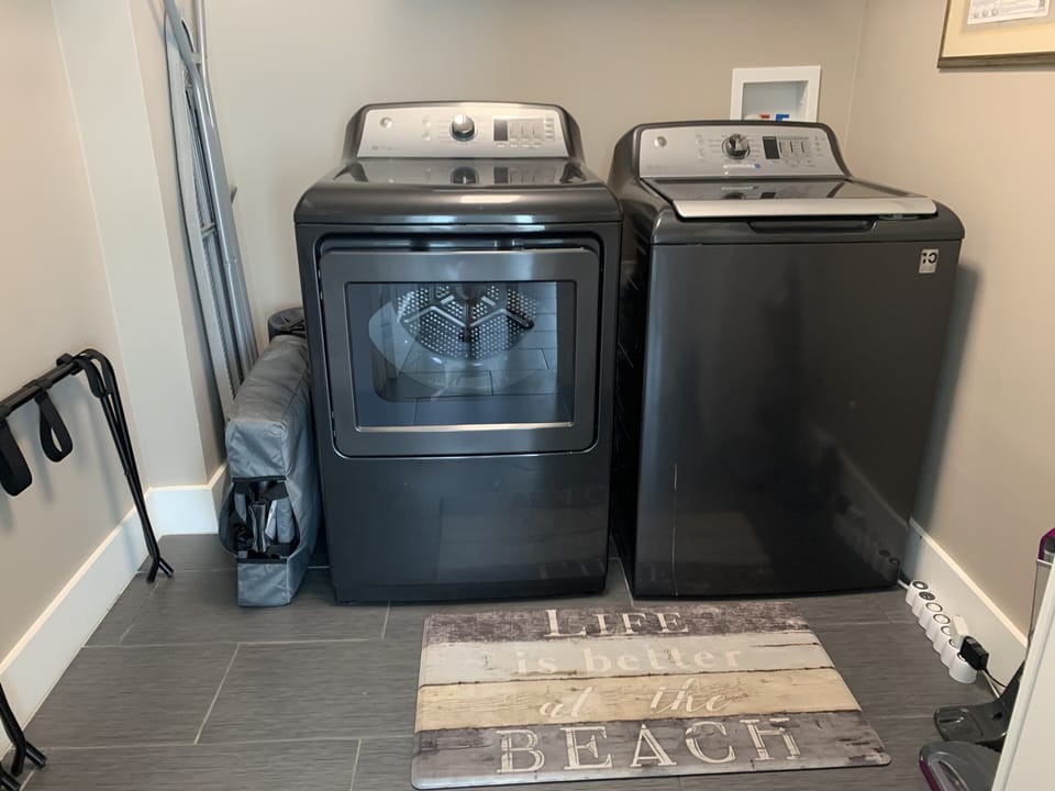 Walk in Closet in Master #2 with full size Washer/Dryer. 