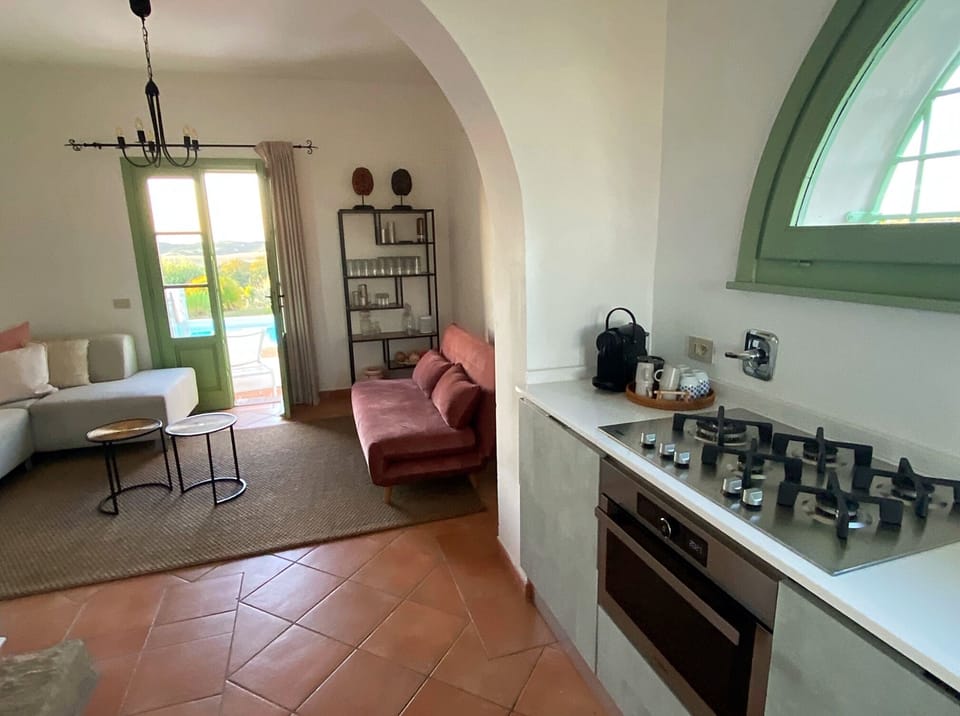 Livingroom and Kitchen II Villa Casa Collina 