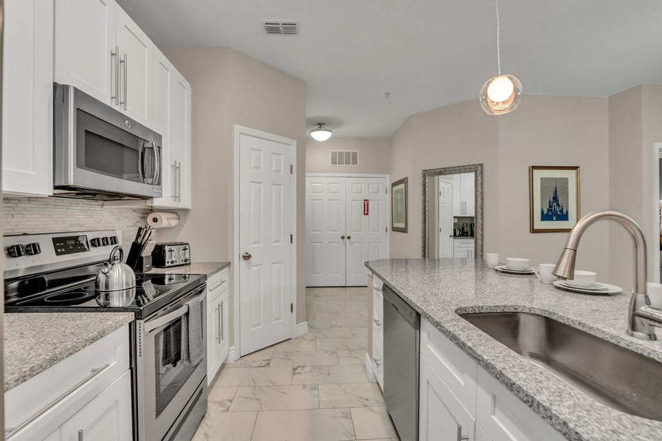 Quality kitchen with fully furnished equipment of what you need to prepare your meals