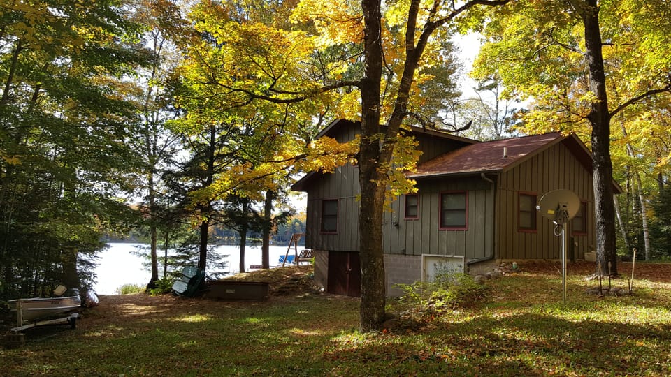 Bedrooms and baths side of cabin
