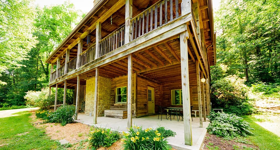 Patio on ground level for dining al fresco