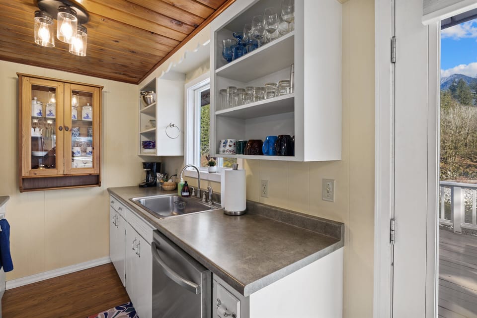 Fully-stocked kitchen