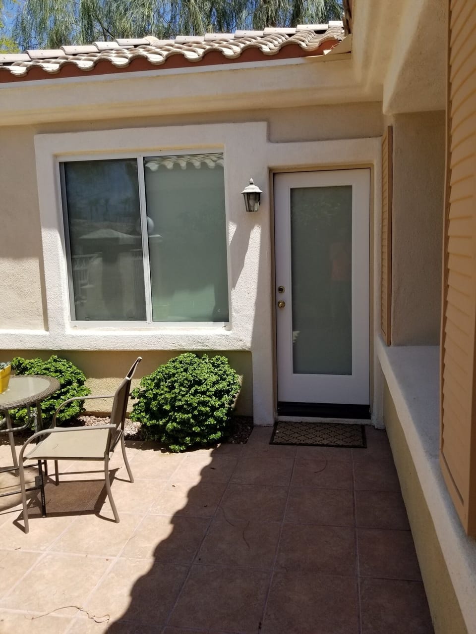 Private entrance to Casita
