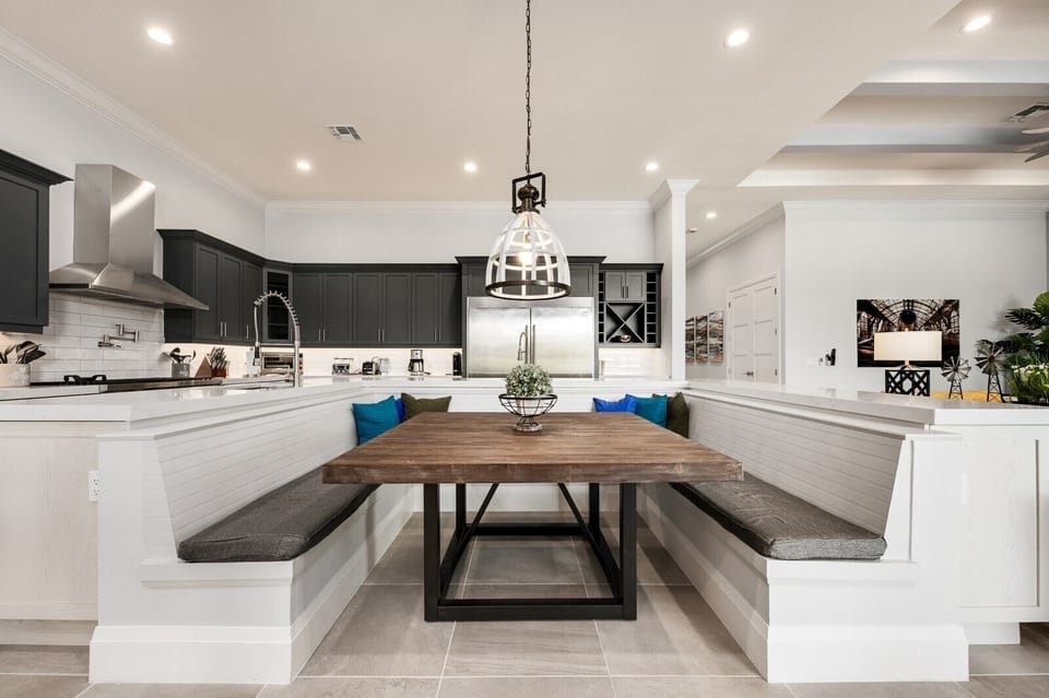 The kitchen nook