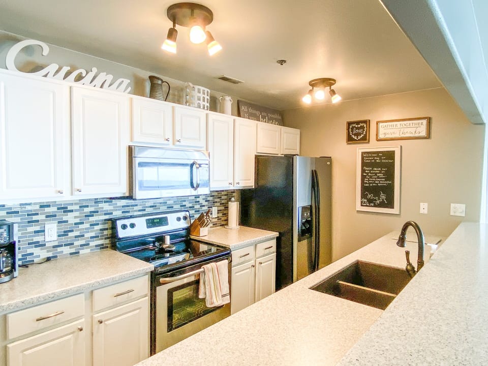 Beautiful kitchen area