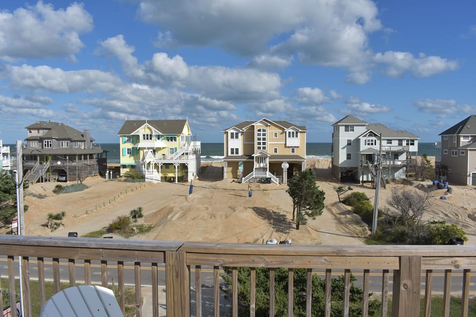 Ocean view from upper deck