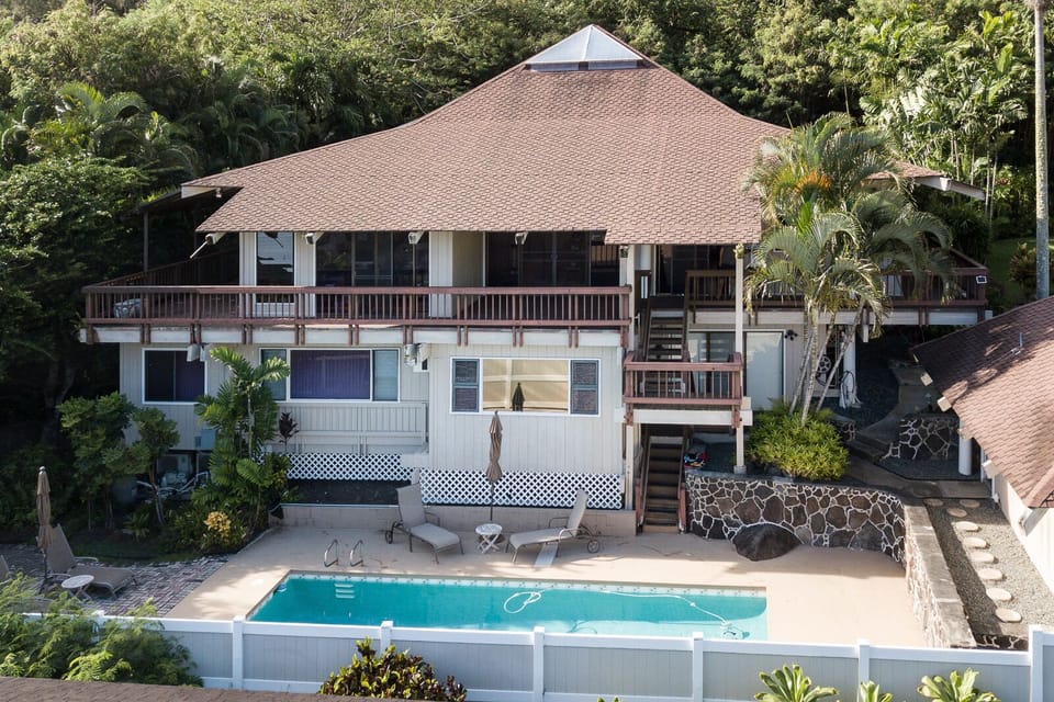 Outside view of our entire home. The downstairs in completely yours!