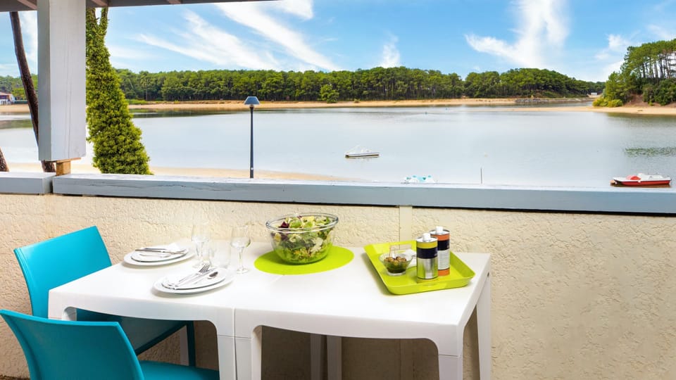 Enjoy some fresh air on the private balcony or terrace - Please note that views vary!