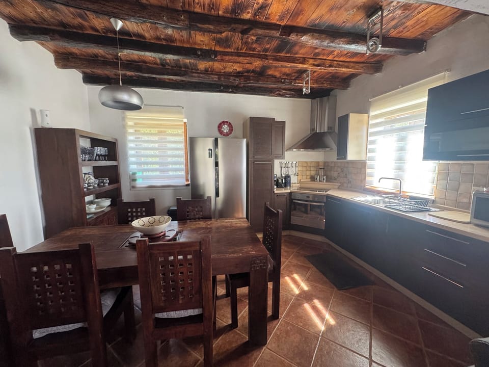Dining and kitchen