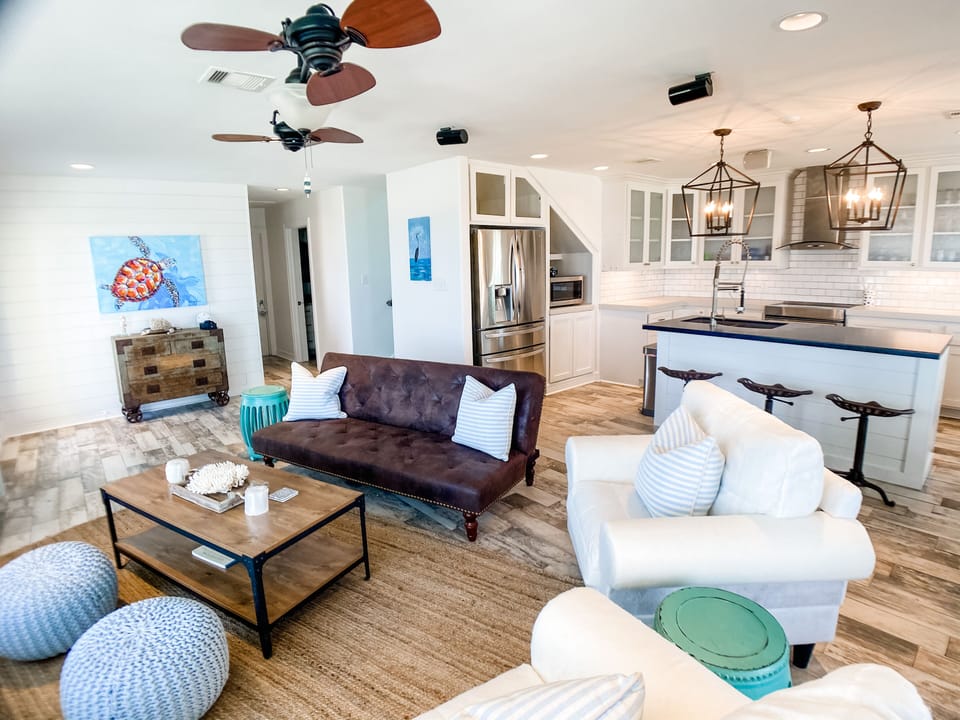 Open concept family room