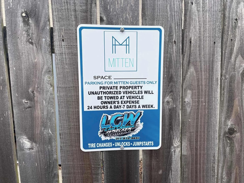 Parking spots provided. Message for availability.