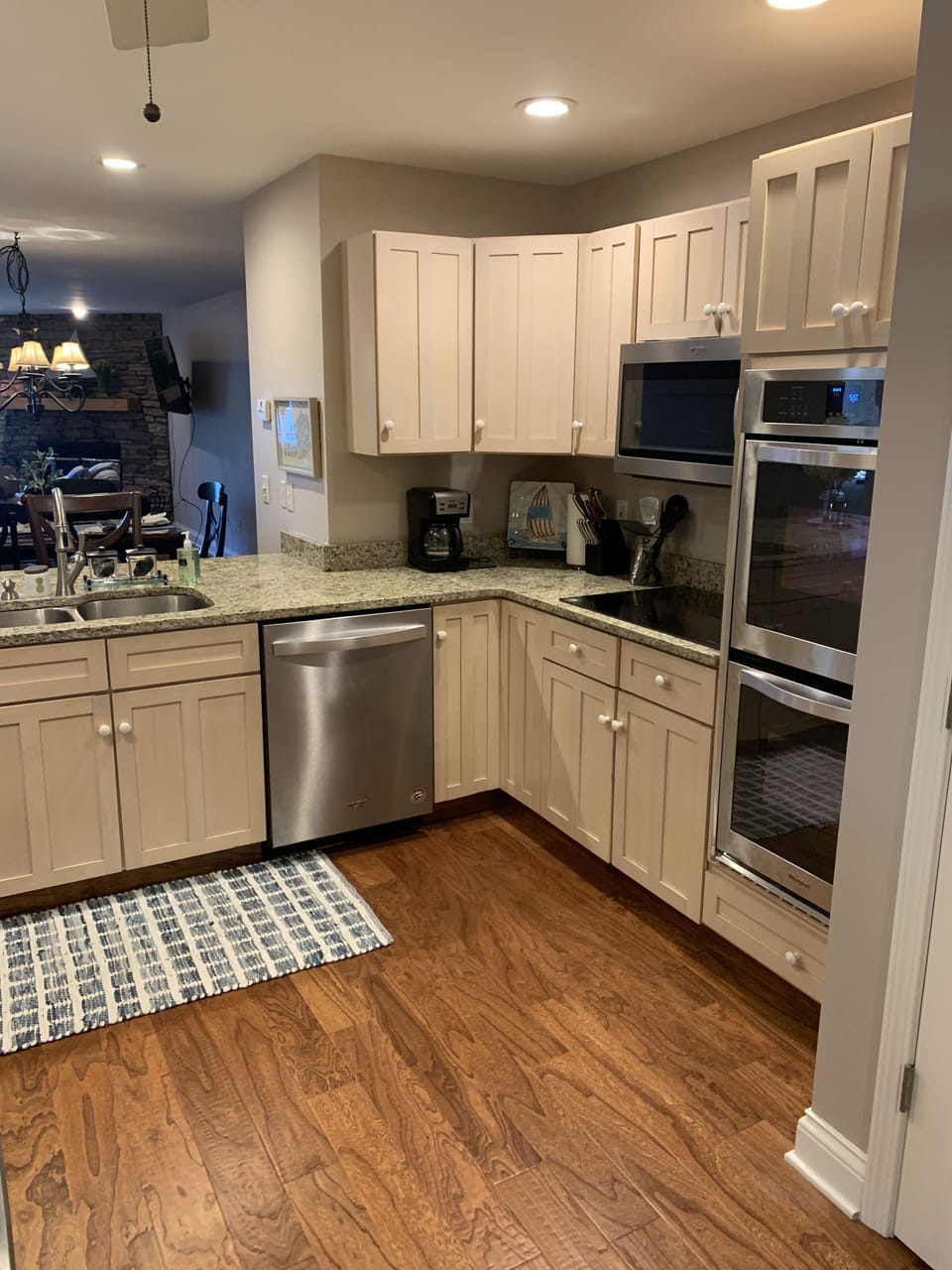Kitchen with double ovens