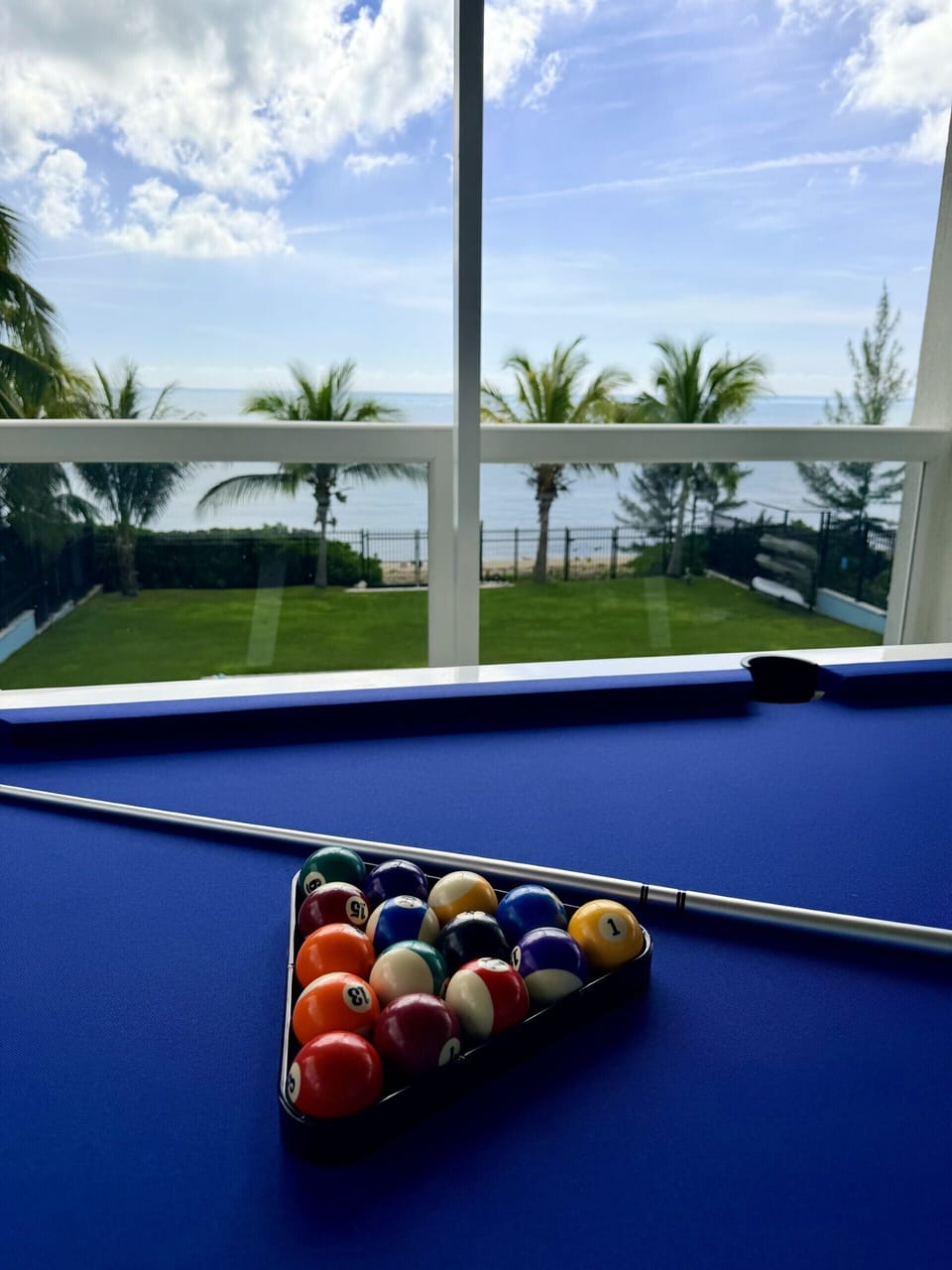 Billiards with a view